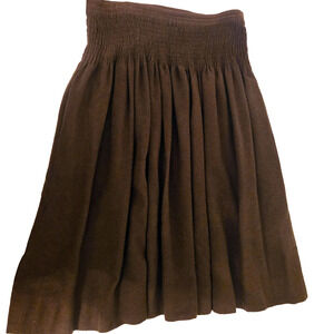 Saint Laurent Rive Gauche Paris Wool gathered Skirt w Pockets Not sized